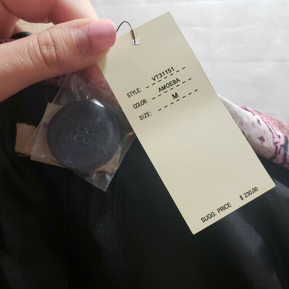 Vertigo Paris NWT Button Up Trench Coat - Picture 10 of 10